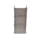 Household Essentials 3 Shelf Hanging Closet Organizer - color: Silver
