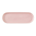 Ceramic Sink Tray, Bathroom Counter Tray, Bathtub Tray, Cosmetics Dish, Candle Tray, Perfume Shampoo Liquid Soap Tray Simple Style Design Suit for Bathroom and Kitchen (Pink) - color: Pink