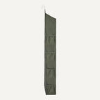 Amazon Basics 5 Tier Over the Door Hanging Shoe Organizer, Large Capacity, Space Saving, 6.4 x 54.5 x 14.9 in, Dark Grey