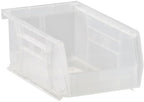 Hudson Exchange 7-1/2" x 4" x 3" Plastic Stackable Storage Bin and Hanging Container (Clear, 1 Pack) - color: Clear, size: 1 Pack