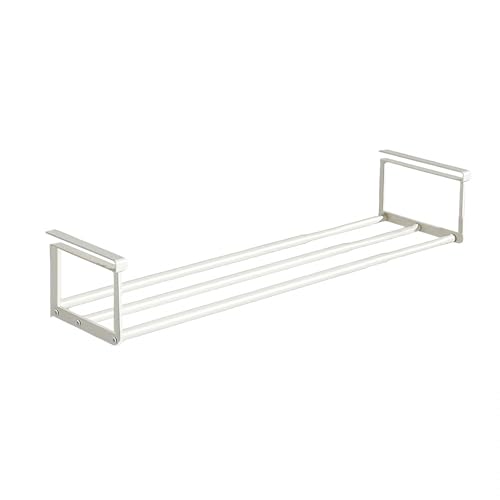 Expandable Shoe Rack Organizer - Adjustable Shoe Rack & Under Cabinet Shelf - for Shoe or Clothing Storage and Organization, Under Shelf Storage (White,1 Pcs) - color: White, size: 1 Pack