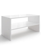 2-Tier Stackable White Shoe Rack, Wooden 2-Shelf Shoe Organizer Freestanding Shoe Storage Stand for 6-9 Pairs, Perfect for Closet, Entryway, Office Use - Modern White