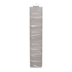 Household Essentials 20-Pocket Closet Shoe File, Single Hook System - color: Silver