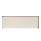 Safavieh American Homes Collection Lonan Grey and White Wicker Storage Bench - color: Sepia