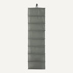 Amazon Basics 8-Tier Hanging Closet Shelf Shoe Organizer, Space Saving Storage, Foldable, 11.5 x 41 x 5.5 in, Dark Grey | for Closet Storage