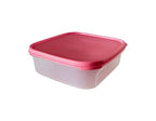 NewTupperware Modular Mates Square #1 Container 5-cup / 1.2 L with Seal (Soft Candy Pink) - color: Soft Candy Pink