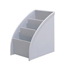 Desk Organizer Trapezoid Remote Control Holder Creative Tabletop Organizer for Study Office Living Room Dresser