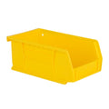 Hudson Exchange 7-1/2" x 4" x 3" Plastic Stackable Storage Bin and Hanging Container (Yellow, 1 Pack) - color: Yellow, size: 1 Pack