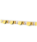 Good Grip Wall-Mounted Mop and Broom Holder Storage Organizer Cleaning Tools Hanger for Kitchen Garden Laundry Room and Garage (4 slots, 5 hooks)