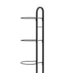 kowaku Vertical Ball Storage, Basketball Storage Shelf, Metal Volleyball Stand Holder, 5 Tier Ball Rack, Basketball Rack for Garage