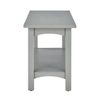 Craftsbury 36-Inch Wood Entryway Bench with Storage Shelf – Dove Gray Accent Bench for Entryway, Hallway, or Living Room – Small Space Seating with Farmhouse Charm by Alaterre Furniture - color: Grey
