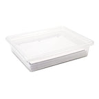 Storex Letter Size Deep Storage Tray – Organizer Bin for Classroom, Office and Home, Transparent, 5-Pack (62566U05C)