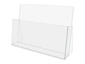 Brochure Holder 11" Wide Catalog or Magazine Bin Clear Acrylic for Counters Space Saving Caddy for Welcome Centers and Schools by Marketing Holders