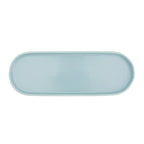 Simple Style Ceramic Sink Tray - Bathroom and Kitchen Cosmetics Dish, Candle and Perfume Tray (Blue) - color: Blue
