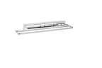 Rev-A-Shelf Under Sink Cabinet Kitchen Bathroom Prong Pullout Extendable 2 Prong Standard Size Towel Bar Organizer, Chrome, 563-51-C
