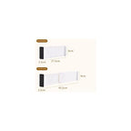6 Pack Adjustable Drawer Dividers (10.8–17.9”) – Expandable Slide-Lock Plastic Drawer Organizer for Clothes, Kitchen, Bathroom & Office – Tool-Free White Drawer Separators