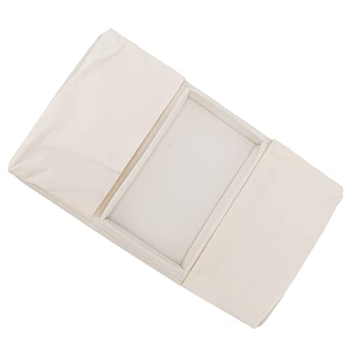 Sofa Tray Couch Arm Table Foldable Storage Holder with Large Tray and Side Pockets for Living Room Couch Organizer 600D Oxford Cloth (Beige) - color: Beige