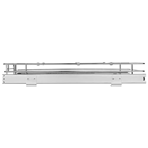 VEVOR 11" Wx21 Dx2.5 H Pull Out Cabinet Organizer, Heavy Duty Slide Out Pantry Shelves, Steel Roll Out Drawers, Sliding Drawer Storage for Home Under Sink, 13.5" Wx22 Dx7 H Install Size for Cabinet - size: 12.6"Wx21"D