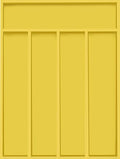 Utopia Kitchen Silverware Organizer, Bamboo Utensil Drawer Organizer for Cutlery, Utensils & Flatware (5 Compartment, Yellow) Pack of 1
