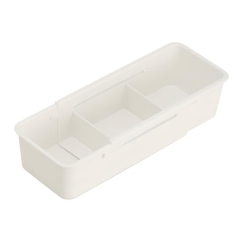 MiOYOOW Multifunctional Drawer Organizer, Adjustable Expandable Storage Bin, Kitchen Utensils Holder Tray with Dividers for Bathroom Bedroom Wardrobe Office - color: Narrow