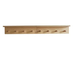 Entrance Coat Rack ，Coat Hooks, Wall-Mounted Wooden Hook Rack, Wall-Mounted Shelves are Very Suitable (Birch Color Finish—A-2) - style: Birch color finish—A-2