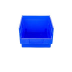Hudson Exchange 12 x 6 x 4" (12 Pack) Plastic Nesting Storage 12” Shelf Bin Container - 15 lb Capacity, Blue - color: Blue, size: 12 Pack