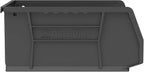 Akro-Mils 30235 AkroBins Plastic Storage Bins, Space-Saving Stackable Bins for Garage, Pantry, Craft Organization, 11" x 11" x 5", Black, 6-Pack - color: Black