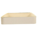 Cabilock Decorative Trinket Plate Elegant Key Tray Organizer for Entryway Small Jewelry Storage Dish Smooth Edges Versatile Density Board Design for Home Office Use