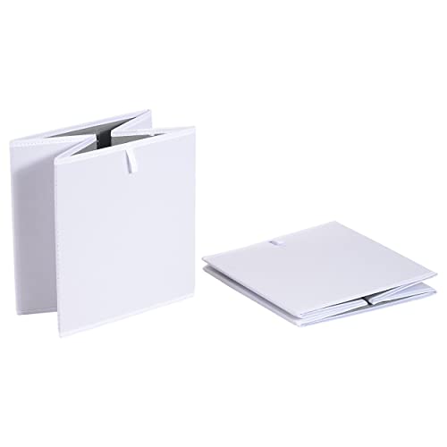Amazon Basics Collapsible Cube Storage Organizer Bins, Closet Organizer Baskets for Shelves, Space-Saving, White, 13" x 15" x 13", 6-Pack - color: White, size: 13x15x13"