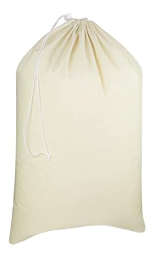 COTTON CRAFT Extra Large Laundry Bags - Heavy Duty Cotton Canvas Drawstring Closure Washable Laundry Bag - Back to School Travel College Dorm Basket Hamper Liner Toys Clothes Organizer Sack -XL 28x36 - size: Laundry Bag / 1 Pack