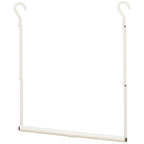 STORAGE MANIAC Adjustable Closet Rod Extender - Heavy Duty Space-Saving Clothes Hanging Bar, 1 Pack White - style: 1 Pack White