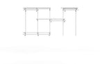 ClosetMaid ShelfTrack Wire Closet Organizer System, Adjustable from 5 to 8 Ft., with Shelves, Clothes Rods, Hardware, Durable Steel, White - color: White, size: 5 to 8 ft