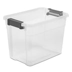 Sterilite Box Stacker Modular Clear 30QT 14733V06