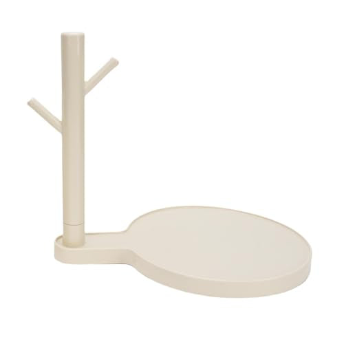 Cat Shaped Anti Slip Plastic Key Tray Lovely Organizer for Entryway Table, Easy to, for Hallways Bedrooms, 12.6x9.1x8.4in