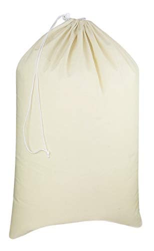 COTTON CRAFT Extra Large Laundry Bags - Heavy Duty Cotton Canvas Drawstring Closure Washable Laundry Bag - Back to School Travel College Dorm Basket Hamper Liner Toys Clothes Organizer Sack -XL 28x36 - size: Laundry Bag / 1 Pack