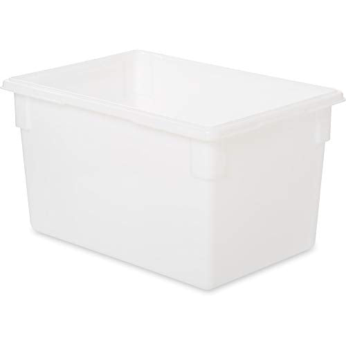 Rubbermaid Commercial Products Food Storage Box/Tote for Restaurant/Kitchen/Cafeteria, 21.5 Gallon, White - color: White, size: 21.5 Gal, style: Container
