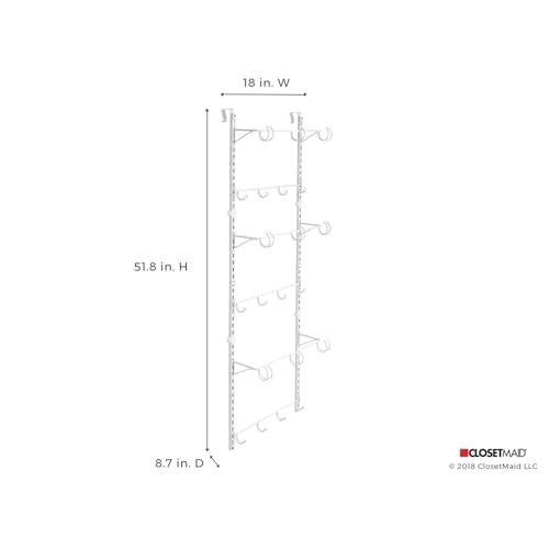 ClosetMaid 97537 Over-the-Door Adjustable Hanging Organizer, White - style: Hanging Organizer
