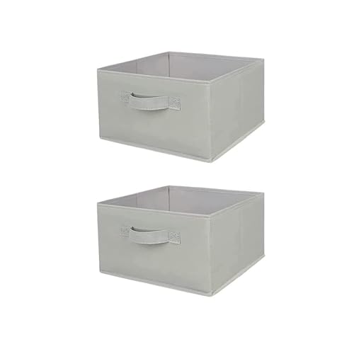Hanging Shelf Closet Storage Organizer Removable Drawers ，Hanging Storage Organizer Hanging Sweater 2 Sock Underwear Drawers for Closet, Bedroom, Light Grey - color: Light Grey-d