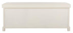 Safavieh American Homes Collection Lonan Grey and White Wicker Storage Bench - color: White