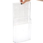 SOUJOY 3 Pack Under Desk Drawer, Self-Adhesive Slide Out Organizer Tray, Plastic Stick On Table Hidden Attachable Drawer Tray for Office Home School Kitchen