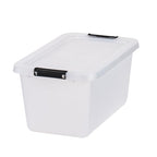 IRIS USA 6-Pack Clip Box with Latching Lids, 13 Quart Craft Storage Bins, Art & Writing Supply Containers for Home, Office & Classroom Organization - size: 13.5 Qt, style: 6 Pack