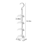 Purse Organizer Purse Organizer for Closet Purse Hanger-360 °Rotation,Curved Design, No Fear of Deformation of The Bag Strap，Premium and Smooth Purse Hook (White 1 Piece) - size: White 1 piece