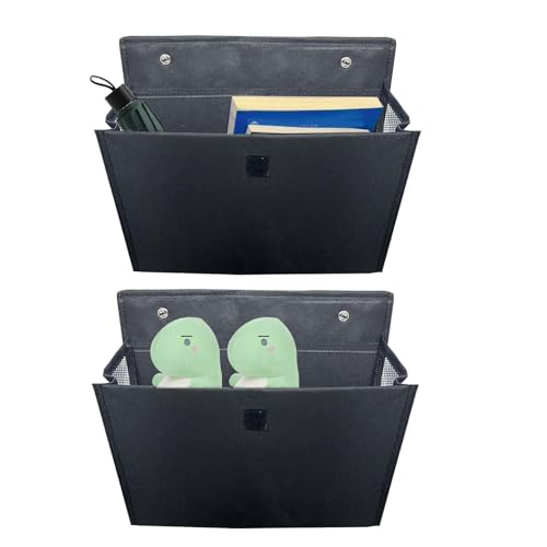 2 Pack RV Shoe Storage with Adhesive hook,Over the Door Shoe Rack,Heavy Duty Oxford Fabric Wall Hanging Organizer with Large Deep Pocket,Narrow Space Saving Closet Organizers (Black, 1-Grid) - color: Black, size: 1-Grid