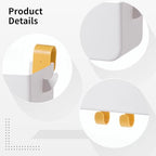 2 Pcs Bunk Bed Shelf for Top Bunk, Bunk Bed Caddy with Hooks, Bedside Storage Organizer, Ideal for Storing Small Items
