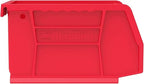 Akro-Mils 30210 AkroBins Plastic Storage Bins, Space-Saving Stackable Bins for Garage, Pantry, Craft Organization, 5" x 4" x 3", Red, 24-Pack - color: Red