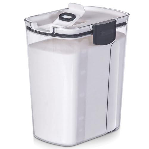 ProKeeper Sugar & Flour Storage Container – 1 Piece, Clear, Airtight Seal for Freshness