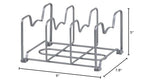 Simple Houseware Kitchen Houseware Organizer Pantry Rack, Silver - color: silver