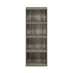 Furinno Luder Bookcase / Book / Storage, 4-Tier, French Oak - color: French Oak, size: 4-Tier, 9.3 x 15.6 x 41.7
