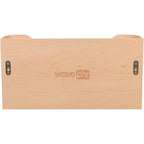 Wood Wall Mounted Document Holder. Office File Organizer. Hallway Mail Organizer. Folder Rack. Magazine Storage Caddy (Maple)