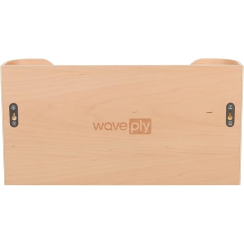 Wood Wall Mounted Document Holder. Office File Organizer. Hallway Mail Organizer. Folder Rack. Magazine Storage Caddy (Maple)